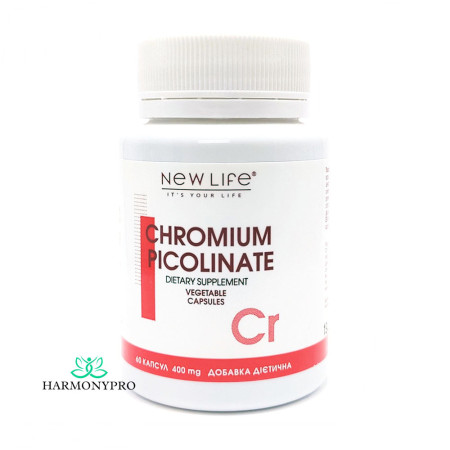 Піколінат хрому 60 капсул / Chromium picolinate